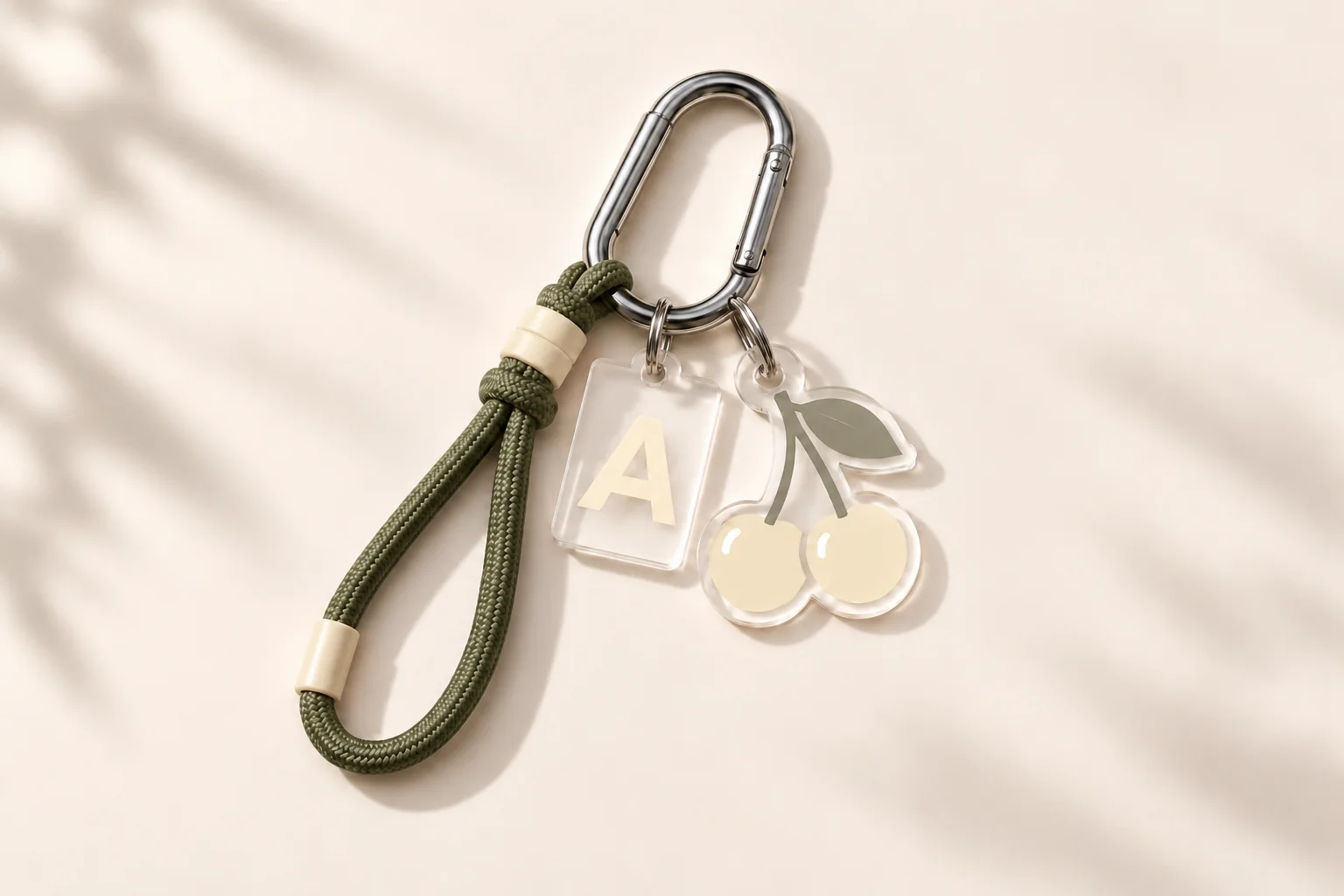 Olive / cream — AI-generated visual concept, not a physical sample