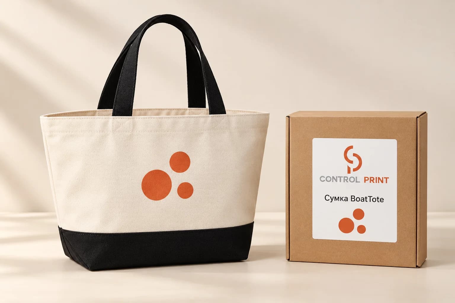 Широкая сумка BoatTote — Сгенерированный визуальный концепт, не физический образец
