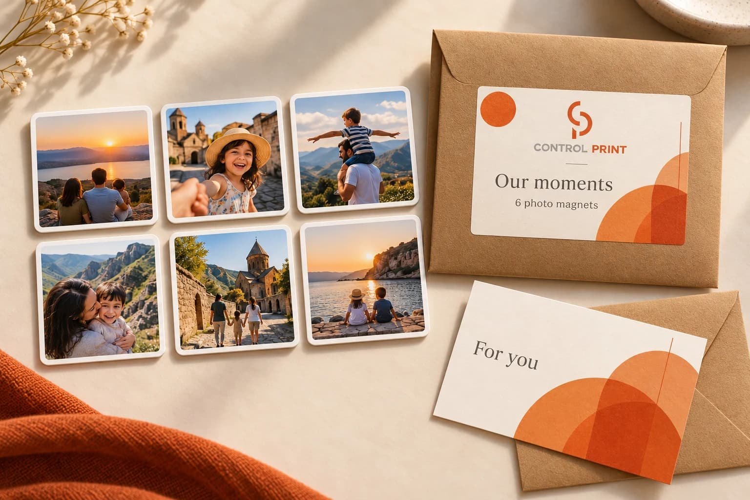 Our moments — AI-generated visual concept, not a physical sample