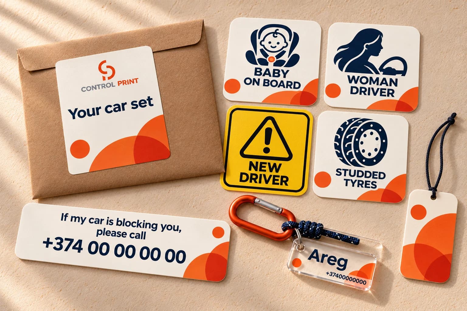 Your car set — AI-generated visual concept, not a physical sample