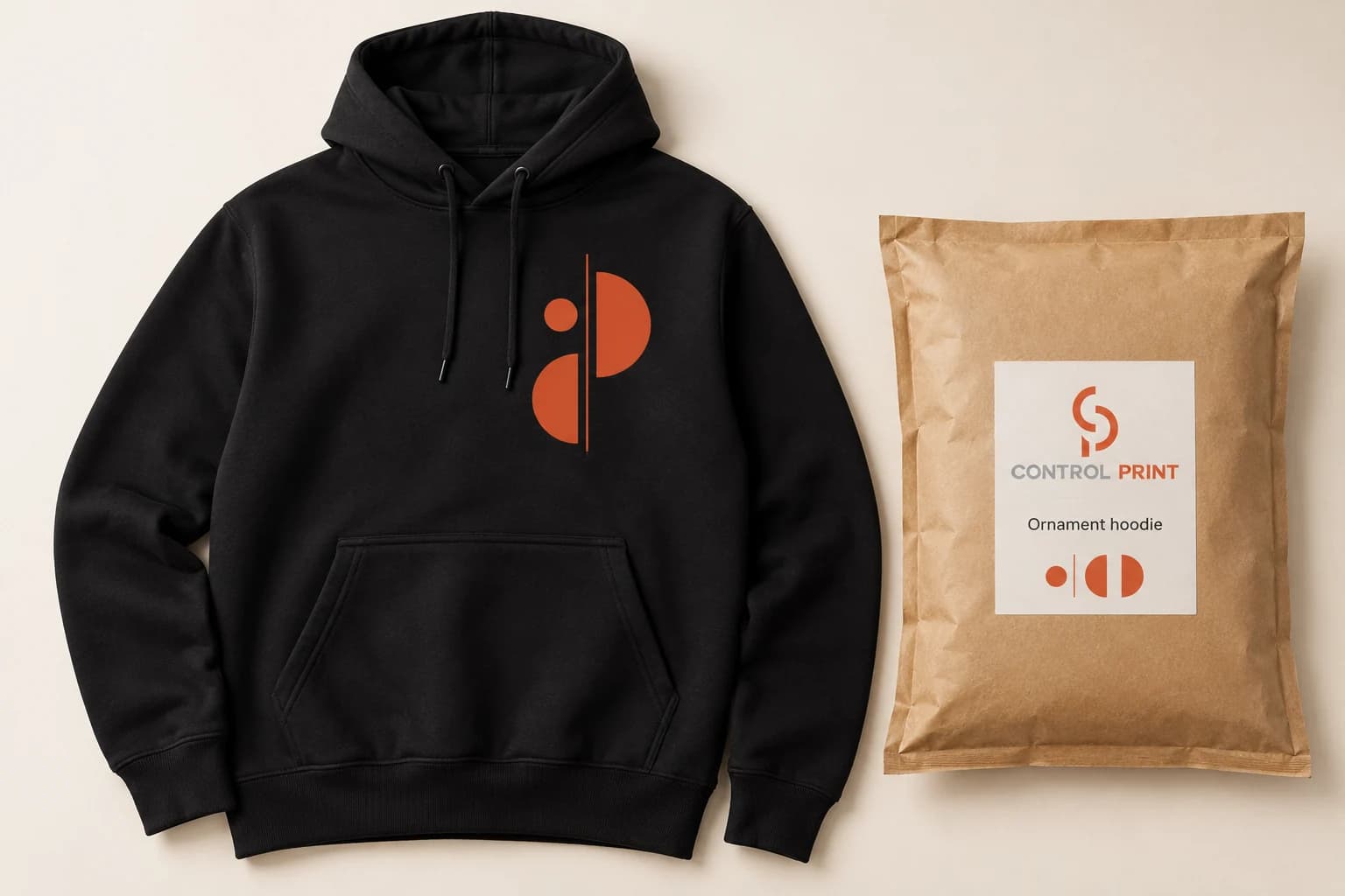 Your rhythm hoodie — AI-generated visual concept, not a physical sample
