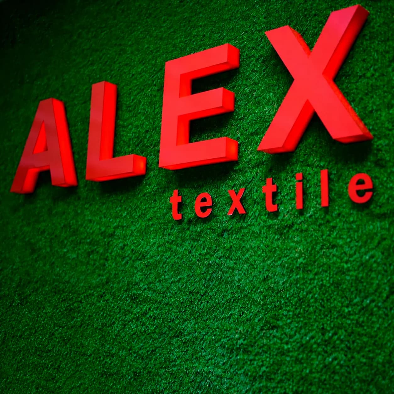 ALEX textile — Ծավալային ցուցանակ