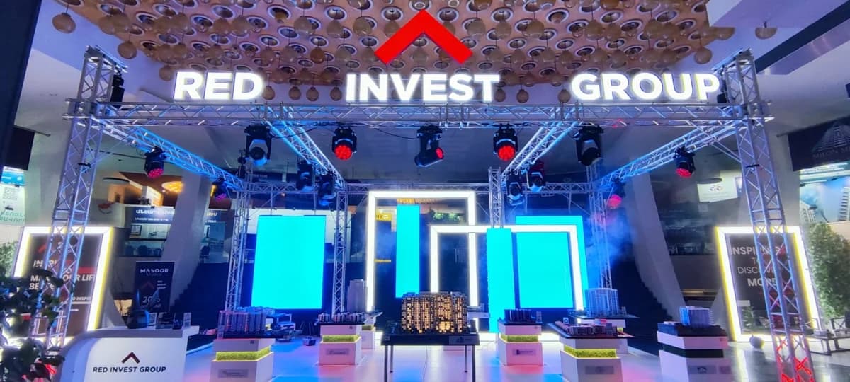 RED INVEST GROUP — Տաղավարի լուսային ձևավորում
