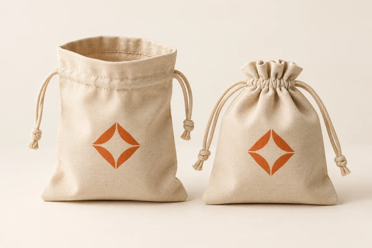 Custom printed gift pouches
