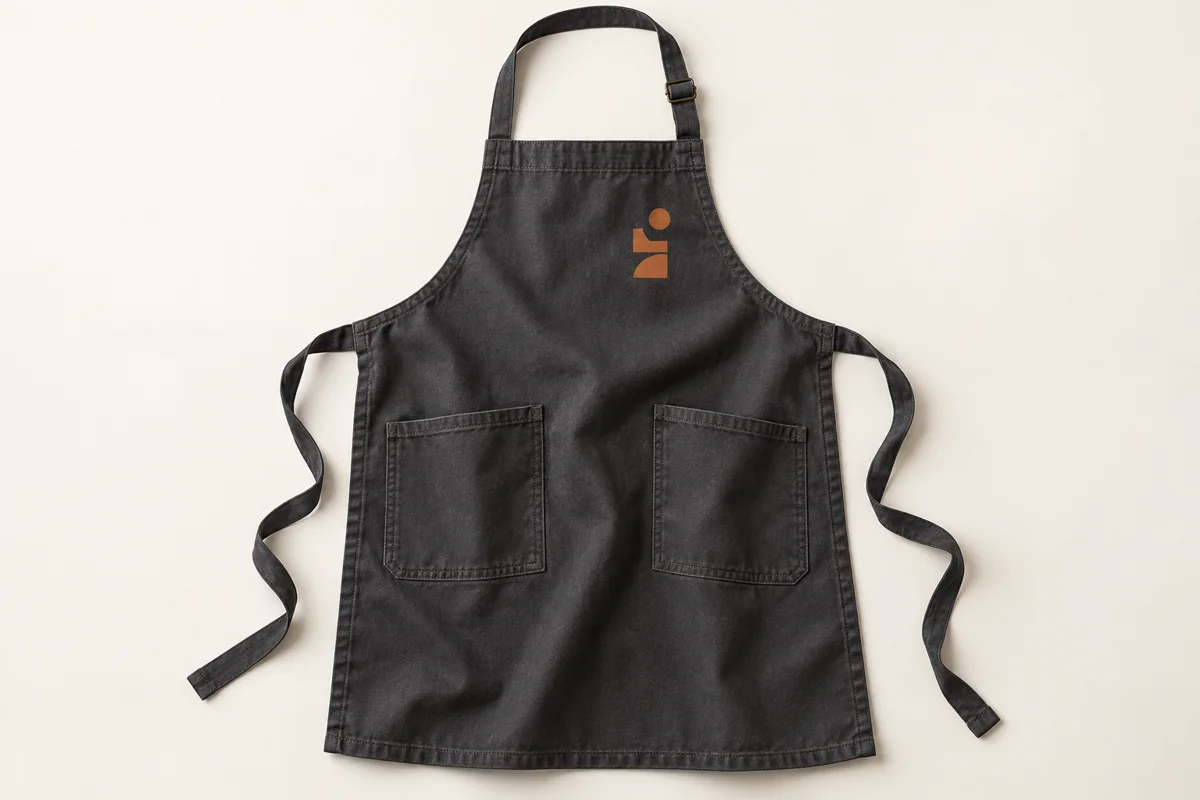 Apron printing and embroidery