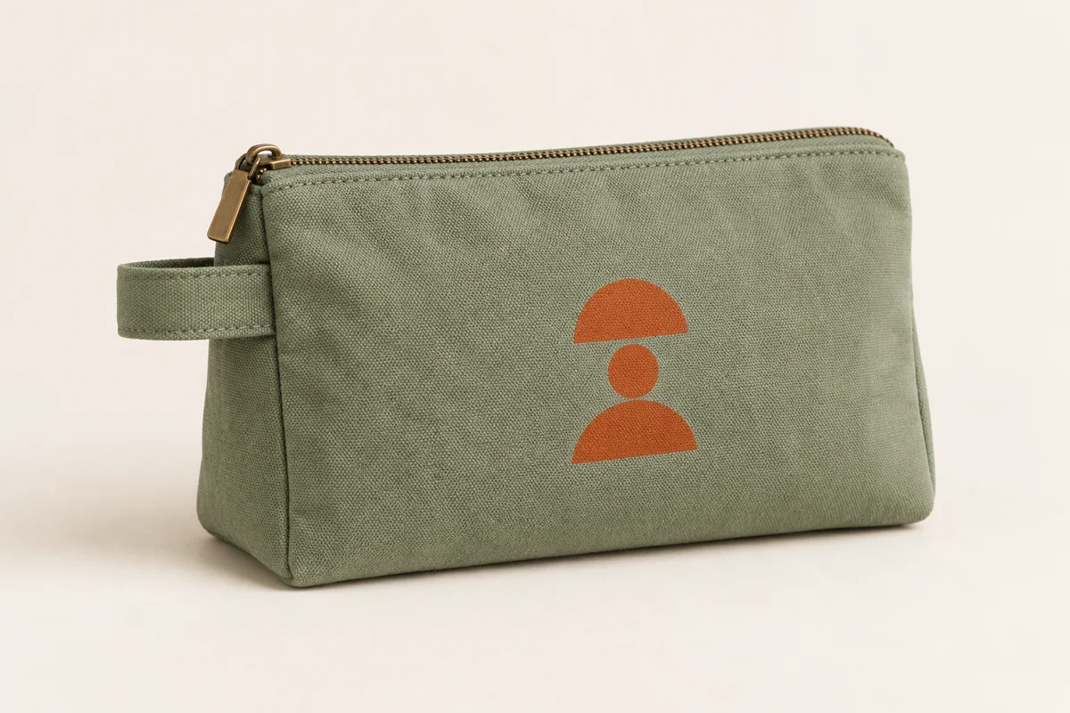 Custom logo cosmetic bags
