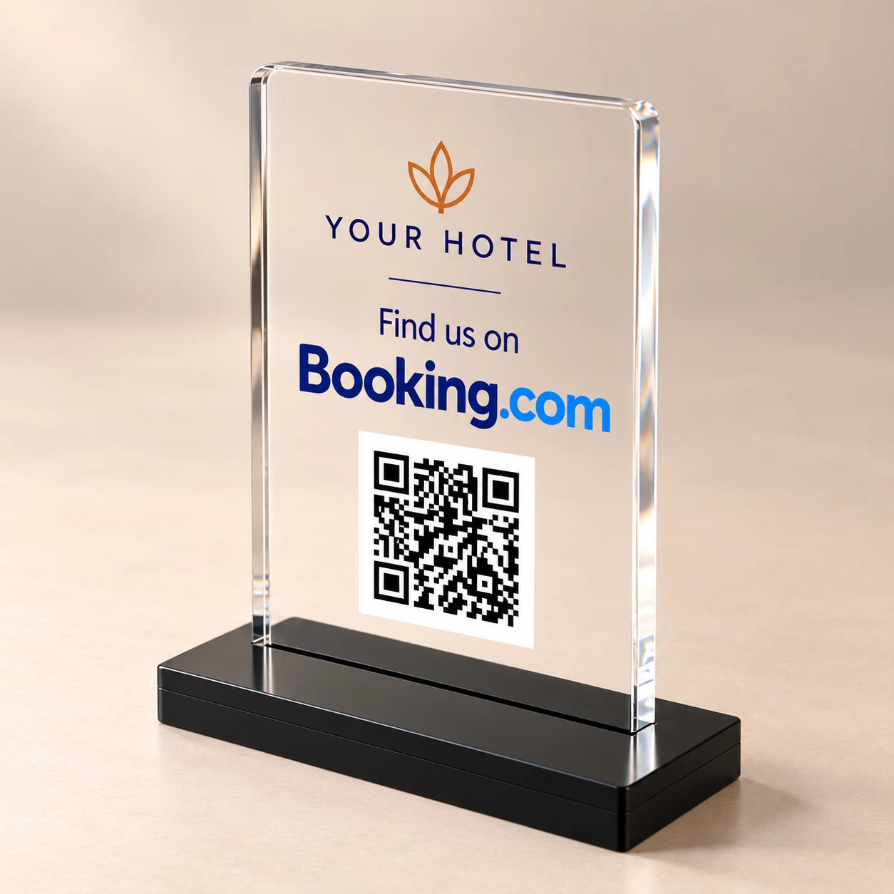 Booking.com / Tripadvisor QR հենակ