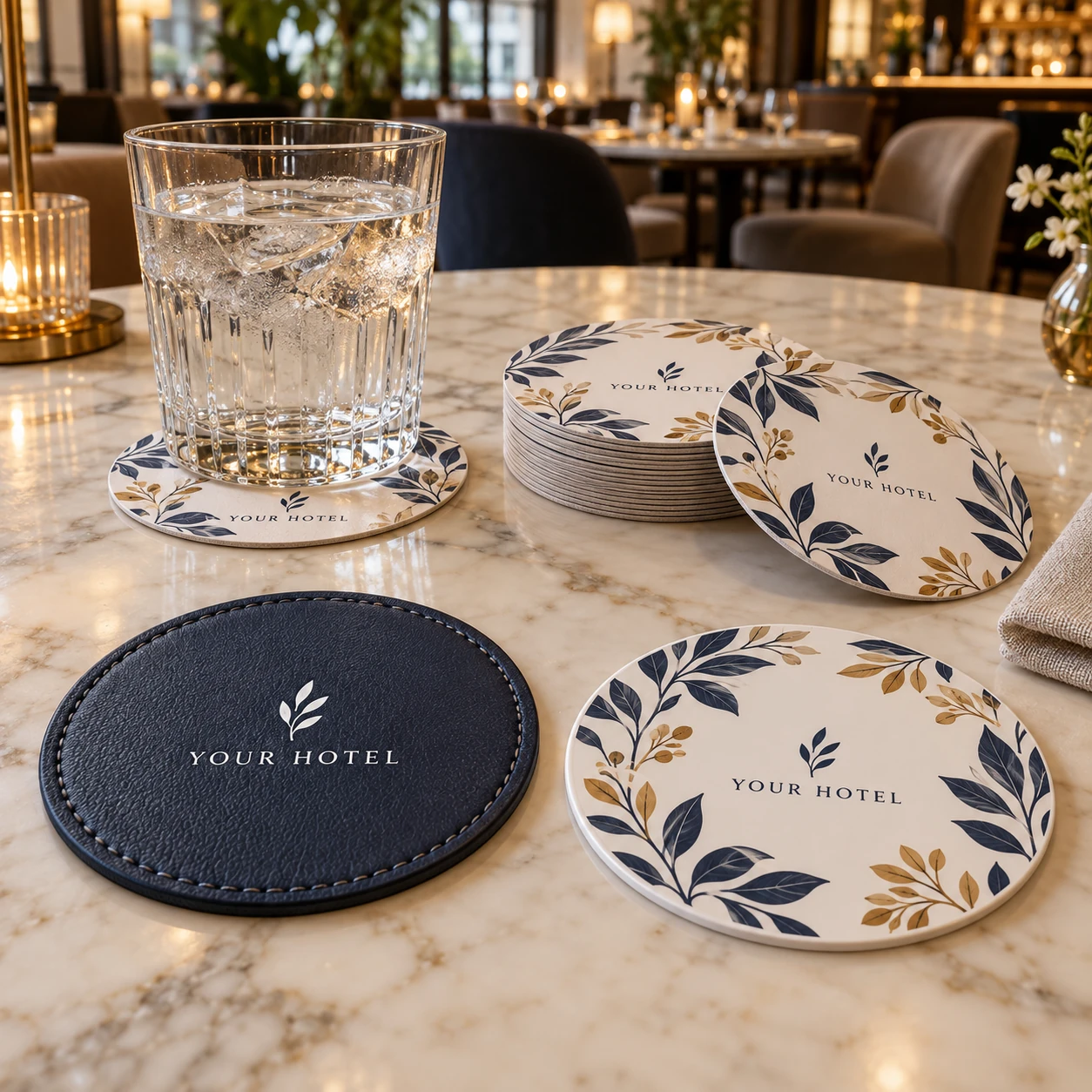 Branded coaster