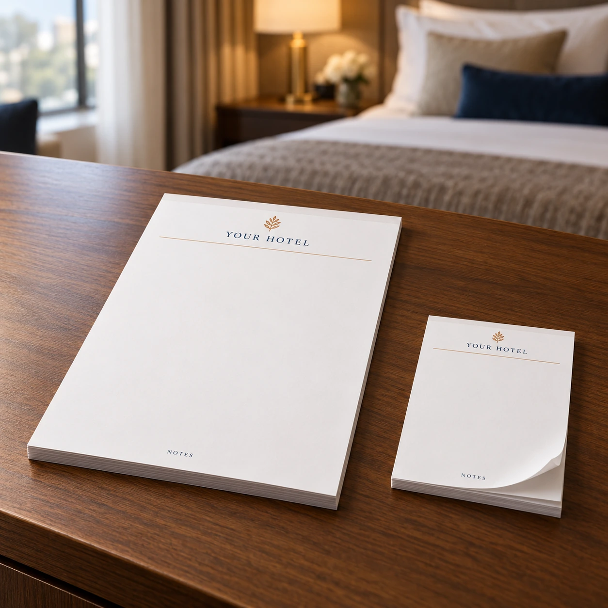 Branded memo pad
