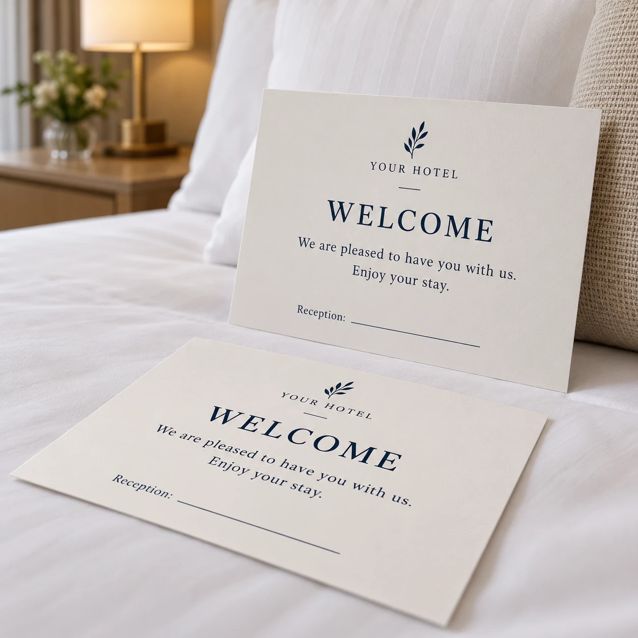 Guest welcome card
