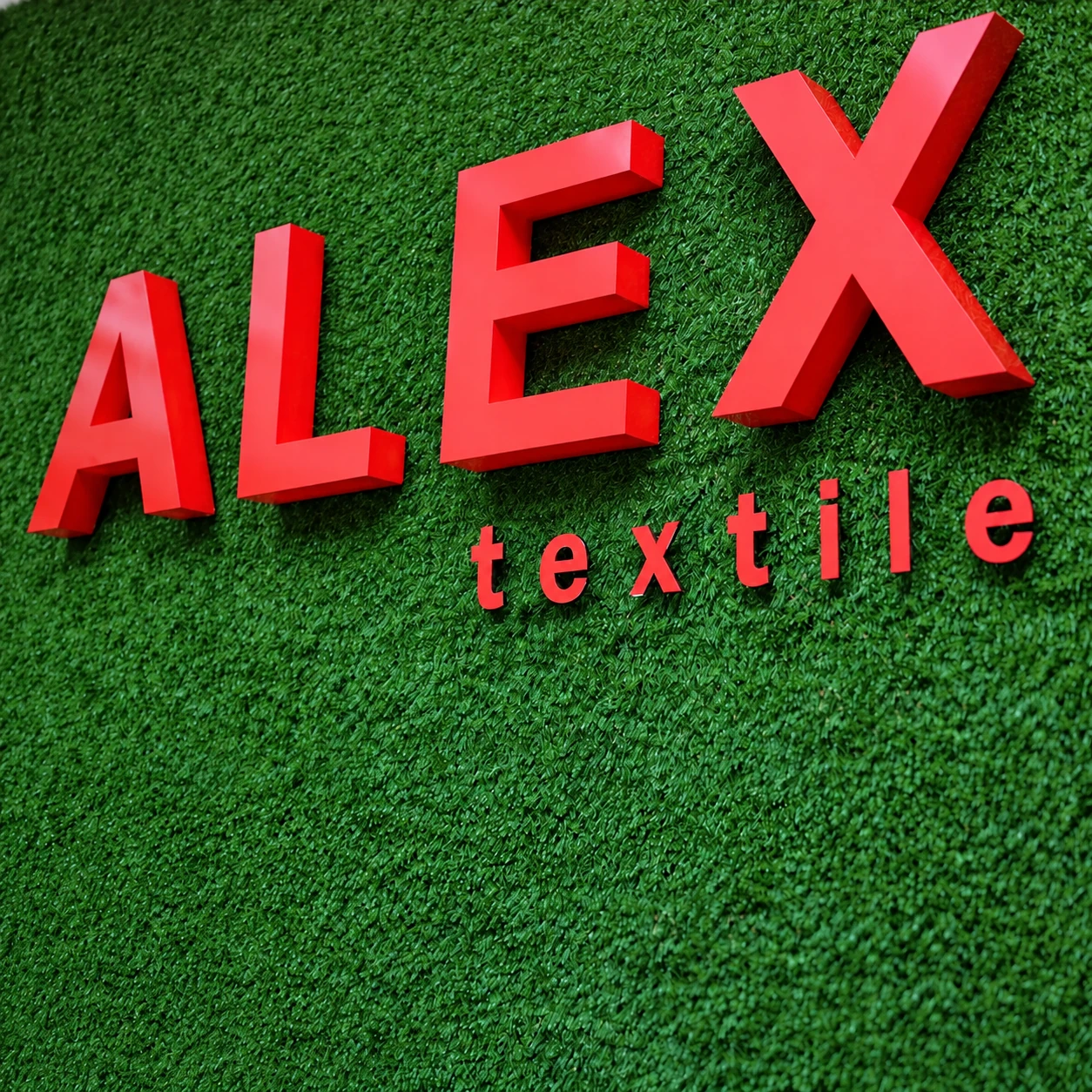 ALEX textile-ի ծավալային ցուցանակը